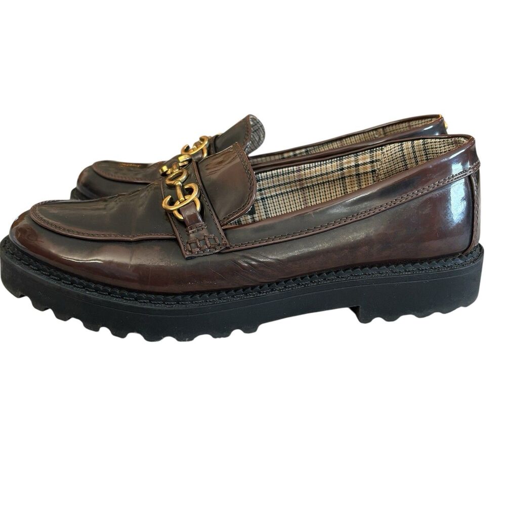 Circus By Sam Edelman Deana Loafers Women’s 10 Brown Lug Sole Academia Preppy